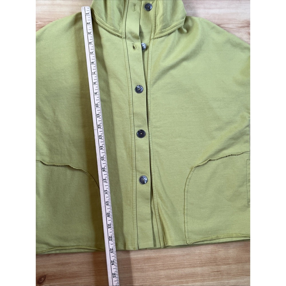 Habitat‎ Clothes To Live In Top Small Womens Green  Button Sweatshirt - Picture 7 of 9